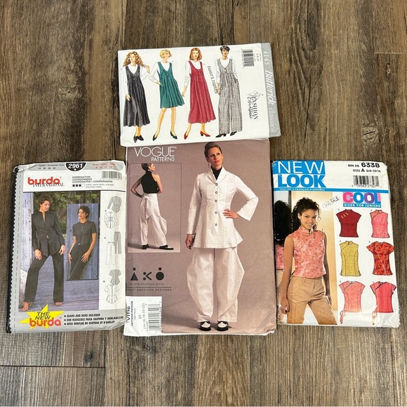 Simplicity & McCalls Fashion Pattern Lot - Multicolor Designs (New and Used) - Picture 6 of 6